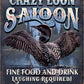 Crazy Loon Saloon - tin sign wall decor