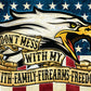 Don't Mess - tin sign wall decor