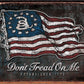 Vintage Flag - tin sign wall decor