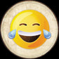 Emoji - Laughing - tin sign wall decor