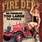 Fire Dept - No Problem - tin sign wall decor
