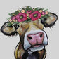 Hazel the Cow - tin sign wall decor