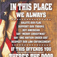 In This Place - tin sign wall decor