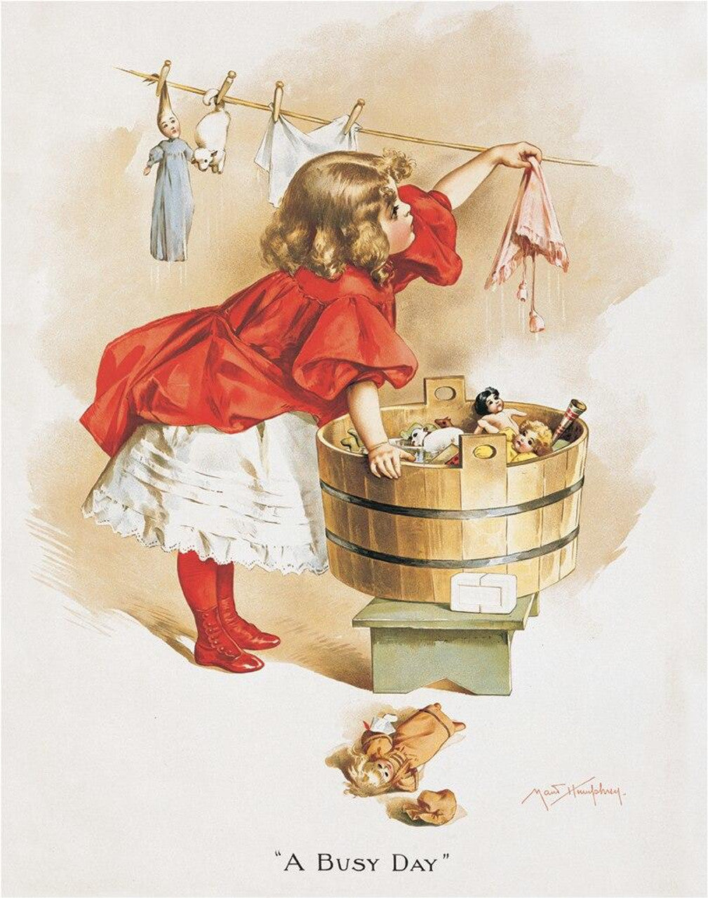 Ivory Soap Girl Washing