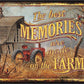Farm Memories - tin sign wall decor