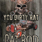 Legends - Dirty Rat - tin sign wall decor