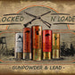 Locked - N - Loaded - tin sign wall decor