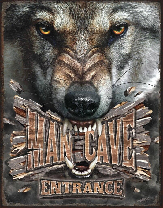 Man Cave Wolf