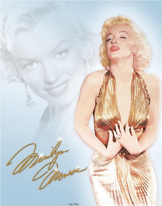 Monroe - Gold Dress
