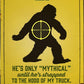 Mythical - tin sign wall decor
