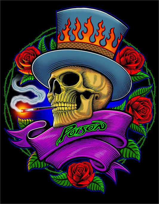 Poison - Rose Skull