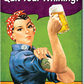 Quit Whining - tin wall decor