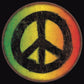 Rasta Peace Sign - wall decor