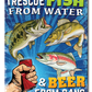Rescue Beer - tin sign wall decor