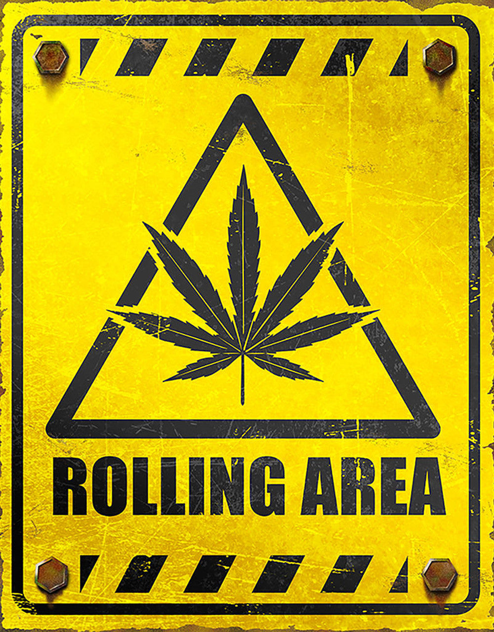 Caution "Rolling Area"