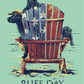 Ruff Day - tin sign wall decor