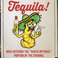 Tequila - Pants Optional - tin sign wall decor