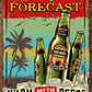 Today's Forecast Beers - tin sign wall decor