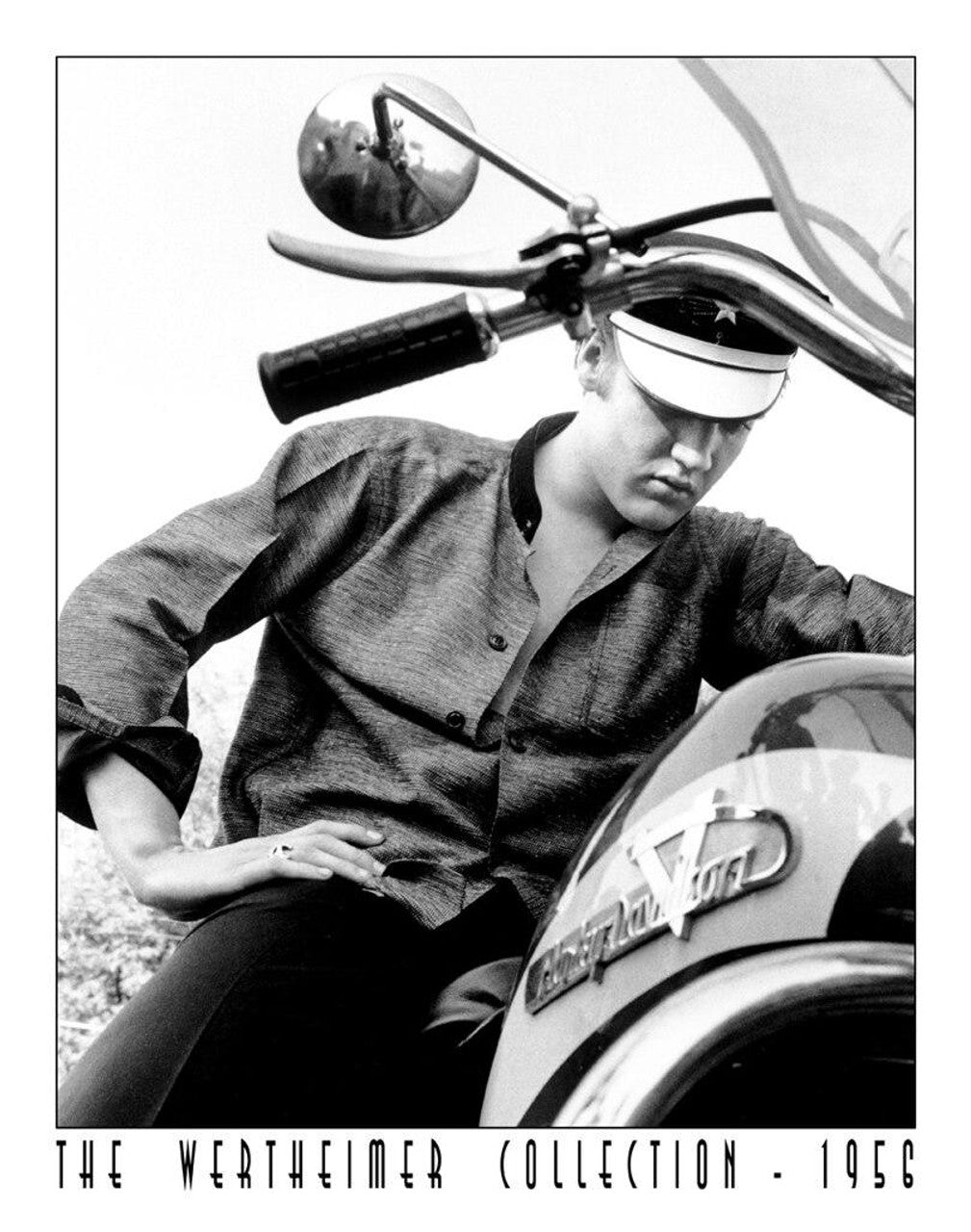 Elvis on Motorcycle