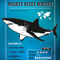 Whitey Bitey - tin sign wall decor